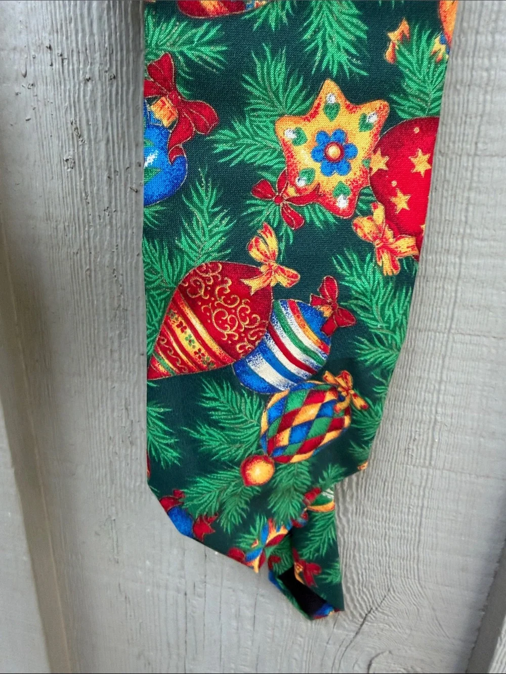 4 Holiday Neck Ties - Red, Green, Navy, Multicolor